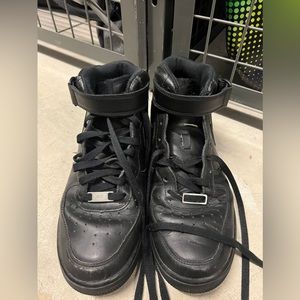 Nike black Airforces